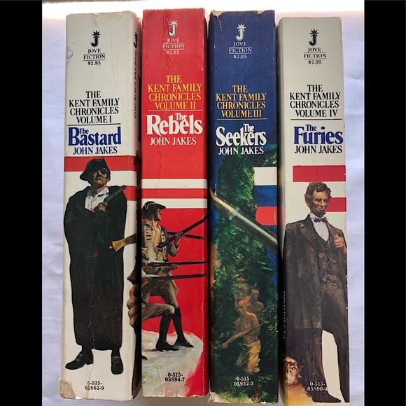 Four Books John Jakes Epic The Kent Family Chronicles - Picture 1 of 13